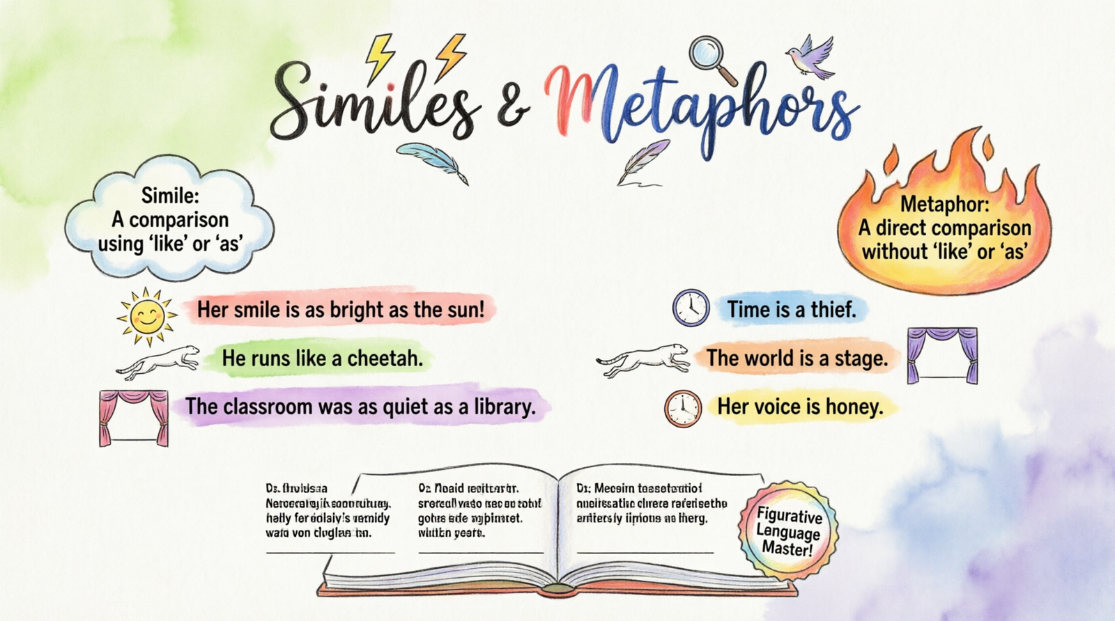 Similes or Metaphors Worksheet
